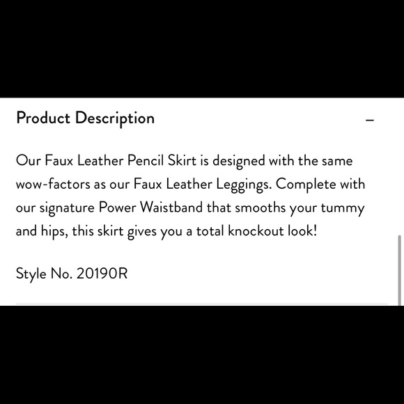 SPANX Black Pencil Skirt Medium - Picture 9 of 16